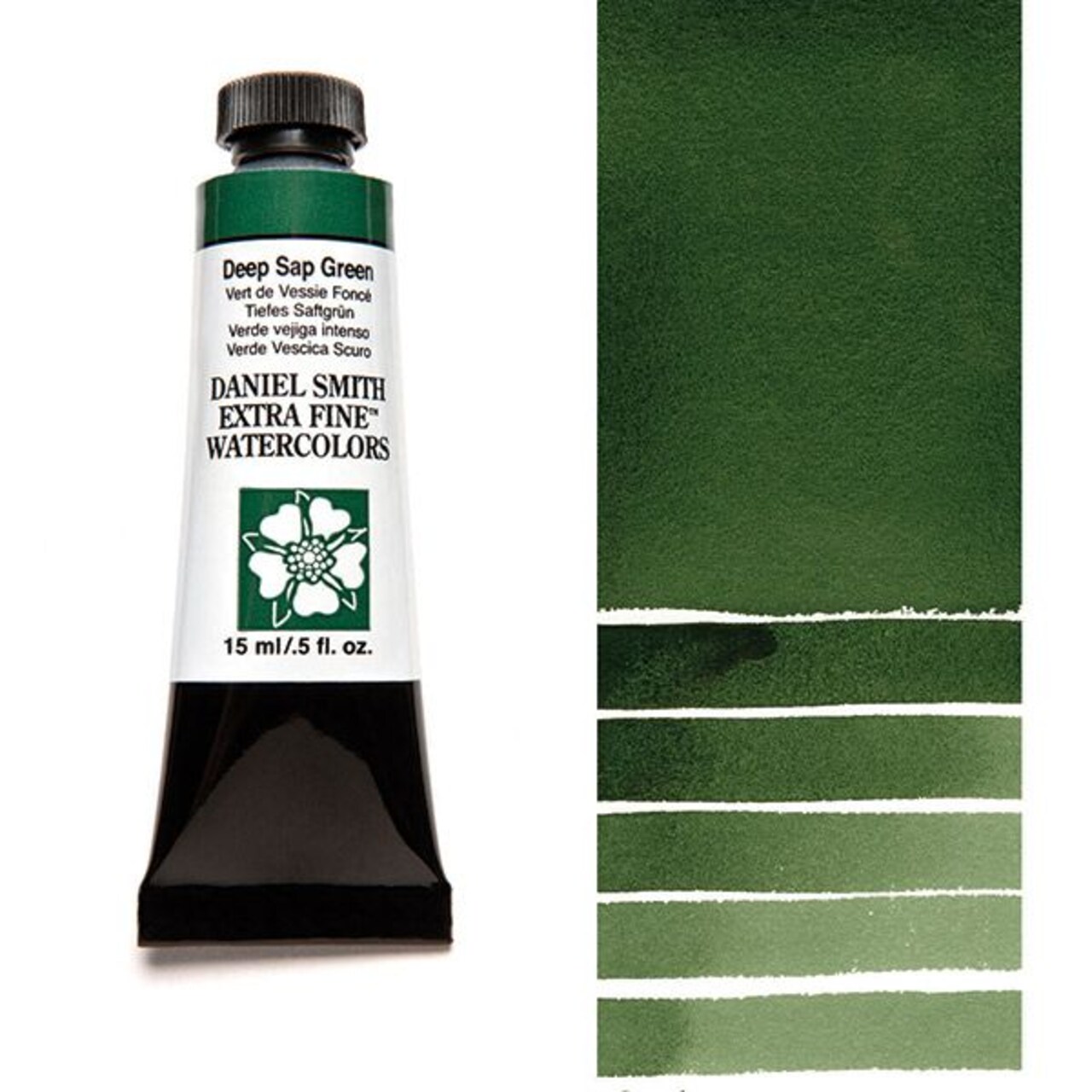 Daniel Smith Extra Fine Watercolors - Deep Sap Green, 5 ml Tube